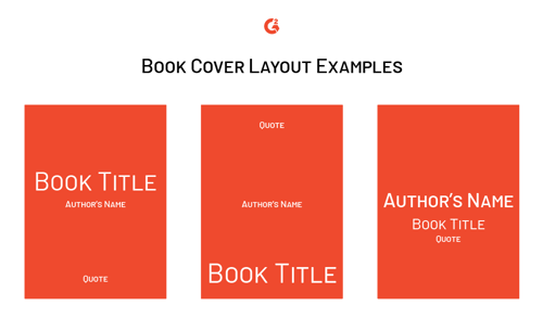 book cover design layout examples
